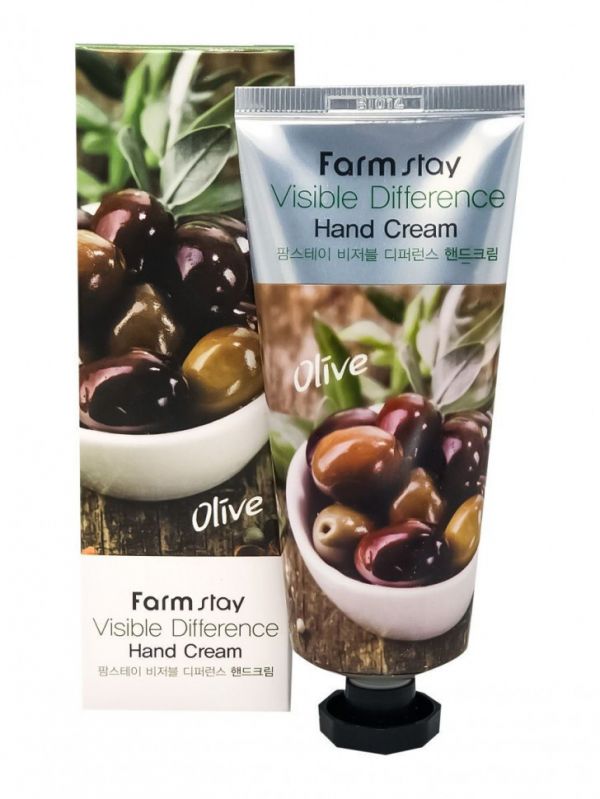 FarmStay Visible Difference Olive Hand Cream 100 g